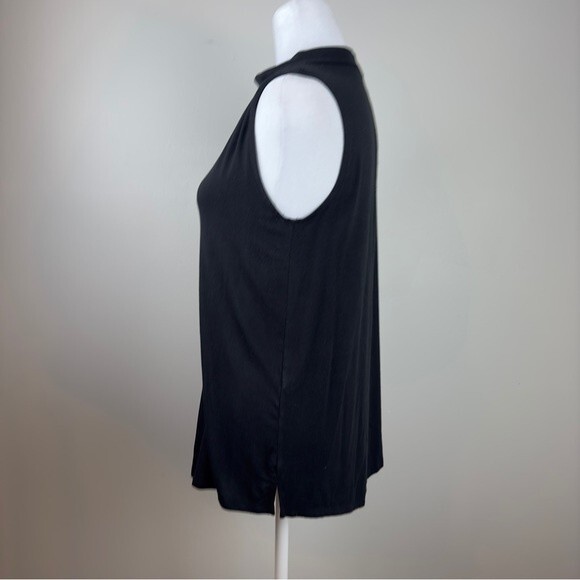 Karlie Black Choker Sleeveless Shirt Size Small - Picture 4 of 7